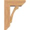 Ekena Millwork Legacy Slat Smooth Bracket w/ Offset Brace, Western Red Cedar, 7 1/2"W x 20"D x 28"H BKT0806X20X28LEC06SWR - alternate 3